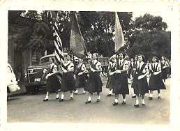 Desfile cvico em comemorao ao quarto centenrio de Santo Andr (s/d)