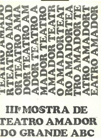 3 Mostra de teatro amador do Grande ABC, 1977